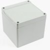 ABS enclosure, (L x W x H) 105 x 105 x 90 mm, light gray (RAL 7035), IP66, 1555LAGY