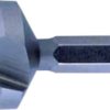 Taper/deburring countersink bit, M4, Ø 8.3 mm, 1/4" bit, 31 mm, steel, DIN 355-C/DIN 3126, 05642