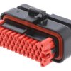 Złącze automotive AMPSEAL wtyk żeńskie 35-pin IP6K9K czarny 776164-1