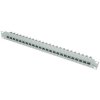 Telegärtner 100007007 Network patch panel 24 ports 1U CAT6A Grey-white