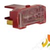 Wkładka żarowa z zaciskiem neutralnym mechanizm one.platform 48V 25mA czerwony 167603 HAGER