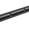 Patch Panel Rack 19 Kat.5E 24P Utp Z Półką 1U Czarny Neku