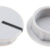 Nakładka pokrętła potencjometru średnica: 15.5mm Nylon Szary Sifam