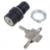 Przełącznik obrotowy z kluczem 22mm Poz.stab 2 brak IP65 46-290J.1000.7PD