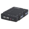 Przełącznik Kvm Vga/Usb 4X1 4-Portowy Z Audio/Mic