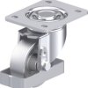 Blickle 940274 LH-G 100G-3-FS Rolka obrotowa z blachy stalowej Średnica koła: 100 mm Maksymalne obciążenie: 400 kg 1 szt