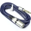 Kabel XLR(m) - JACK 6.3(m) mono MK34 VITALCO 1.0m