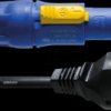CFCA 3 S Powercon connector/protective contact plug, 3m