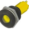 Lampka kontrolna do montażu panelowego 115 V dc, 230V ac, Żółta 19mm LED Czarny RS PRO