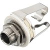 Monacor 341210 T-213J 6.3mm Stereo Panel Jack Socket Chrome-plated