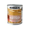 Ronseal 36842 Interior Varnish Quick Dry Gloss Medium Oak 250ml