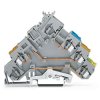 WAGO 280-575 5mm Actuator Ground Trmnl. Block for Fuse Plug Grey AWG 28-14