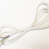 Przewód zasilający z wtyczką biały 3x1mm, długość 3m