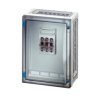 Obudowa Enystar z rozłącznikiem bezpiecznikowym IP65 1xNH 00C 125A wlk 2 drzwi przezroczyste bez ścian FP 4211 68000027