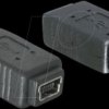 65063 USB micro B plug to mini USB 5-pin socket