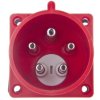Wtyczka tablicowa (zwrotnica faz) 32A 5P 400V czerwona IP44 8625-6