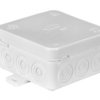 Puszka n/t hermetyczna z dławicą zintegrowaną 75x75x39mm IP54 biała N5 83005006