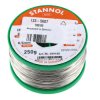 Lut bez ołowiu średnica 0.5mm Stannol 0% Pb temp. topnienia 227°C 250g 0.7% Cu 99.3% Zn