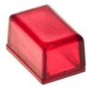 Z-63cz Obudowa z tworzywa Z63cz wymiary: 26x17x15mm - pełna - półprzeźroczysta - czerwona - ABS