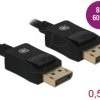 85299 Coaxial DisplayPort cable, 8K, 60 Hz, 0.5 m