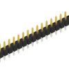 Pin header, 20 pole, pitch 2.54 mm, straight, black, 10047951