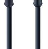 Sensor actuator cable, M12-cable plug, angled to M8-cable socket, straight, 4 pole, 1 m, PUR, black, 4 A, 44370