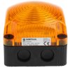 Sygnalizator 24 V DC Podwójny błysk Żółty Montaż powierzchniowy, montaż ścienny LED