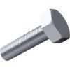 Hexagon head screw, external hexagon, M3, Ø 5.5 mm, 6 mm, steel, galvanized, ISO 4017, 001.13.321
