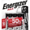 Baterie AA Energizer 1.5V Cynk-dwutlenek manganu 2.5Ah Energizer MAX