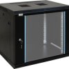 Szafa wisząca RW964 9U 19 czarna spawana 600x503x450mm 70kg