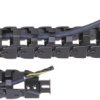 Koryto kablowe szerokość 38,2 mm głębokość 19.3mm typ Łańcuch kablowy Igus Igumid NB Elastyczny Czarny