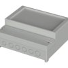 ABS/PC enclosure, (L x W x H) 213 x 185 x 84 mm, light gray (RAL 7035), IP65, 41200609