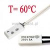 Termostat bimetaliczny NO 60°C 5A/250V KSD9700