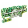 Złączka push-in EFCE.4/2+2, PE ochronna, zielono-żółta, 4-żyłowa, 4 mm²