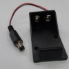 6F22 / R9 / 6LF22 / 6LR61 9V Battery Holder with DC 2.1 / 5.5 mm Male Plug