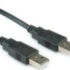 Kabel USB Złącze A USB A Złącze B USB A dł. 4.5m Przewód USB USB 2.0 kolor: Czarny