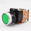 Panel Switch LA38-11 - Monostable - 440V 10A - Green - RESET Button