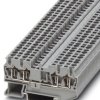 Through terminal block, spring balancer connection, 0.08-4.0 mm², 4 pole, 24 A, 8 kV, gray, 3031306
