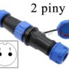 Wodoodporne złącze 2 piny; IP68; SP17; rozłączalne