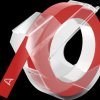 520102 DYMO embossed tape/embossed label, 9 mm, glossy red