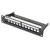 Digitus DN-91420 Patchbox bracket Black RAL 9005 10 inch IT cabinet accessory
