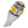 Dioda LED T10 5SMD5050 B.ciepła T10 W5W żarówka biała ciepła 12V