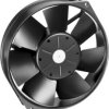DC axial fan, 24 V, 150 x 150 x 38 mm, 360 m³/h, 58 dB, ball bearing, ebm-papst 7114 NH