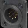 NC5MDX-TOP XLR-Chassis connector male 5-pole TOP