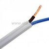 OMYP kabel energetyczny 2x0.5mm 300V płaski biały