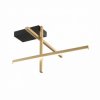 Lampa sufitowa EDGE kolor złoty/czarny aluminium/metal, LED 900 Lm barwa regulowana IP20 22008C3-BK/GD Zuma Line
