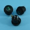 KCD1 6A/250V 3-PIN PODŚ.LED GREEN