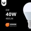 Żarówka LED E14 G45 6W 3000K 480lm Forever Light RTV003452