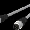 142MKA11010 Sensor cables, M12, 8-pin, plug > plug, 1 m