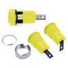 Stäubli 233070-24 SLB4-F/A safety jack socket yel Ø 4 mm 1 pc